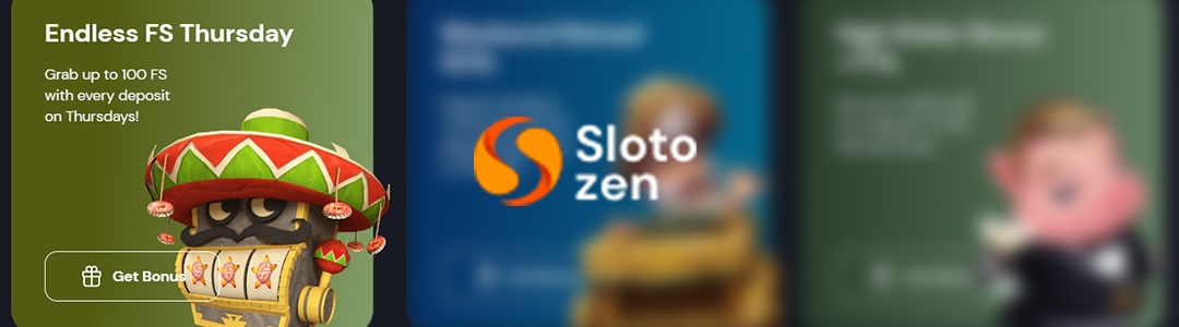 SlotoZen Casino Claim Up to 100 Free Spins Every Friday
