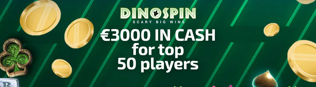 Dinospin Casino Play For €3000 Cash Weekly