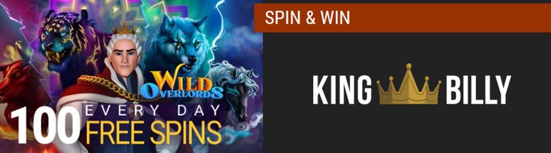 King Billy Casino 100 Free Spins Daily