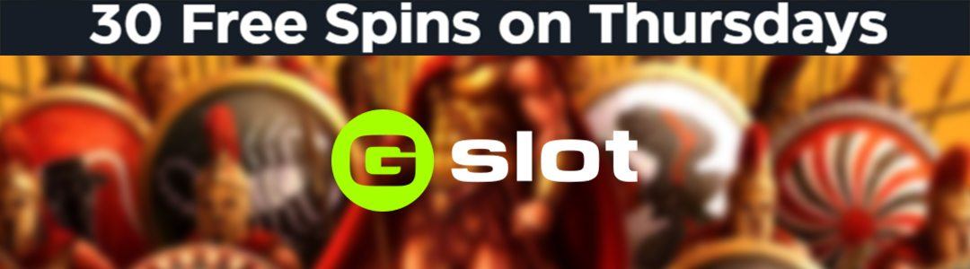 GSlot Casino 30 Weekly Free Spins