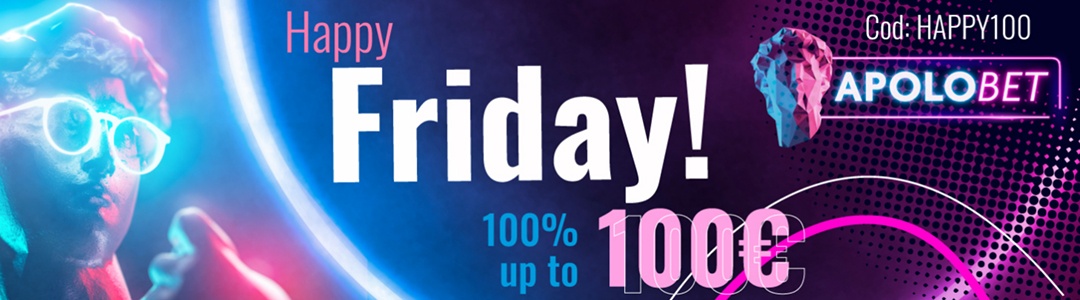 ApoloBet Casino Claim 100% Up To €100 Weekly