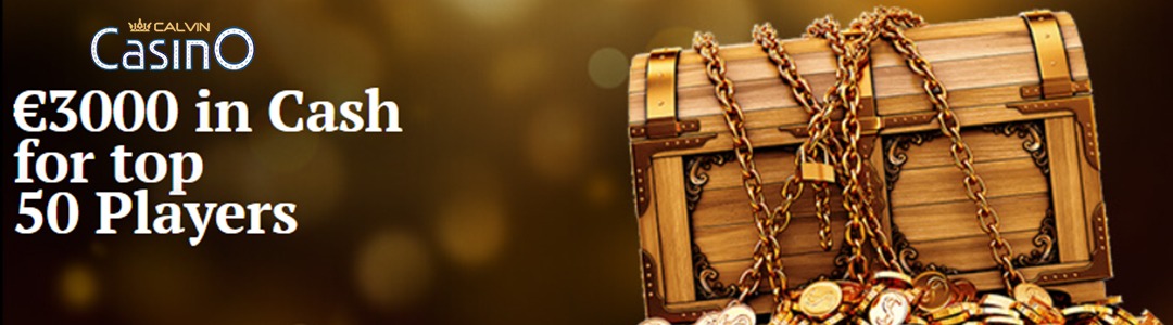 Join The Weekly Tournament at Calvin Casino For A Share Of €3,000