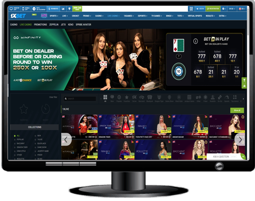 1xBet Casino Website