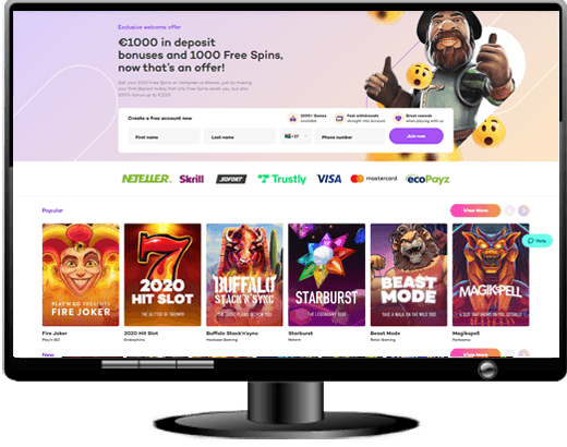 21.com Casino Website