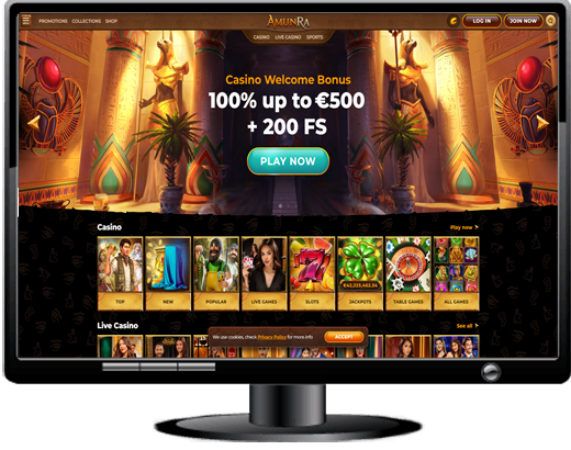 AmunRa Casino Website