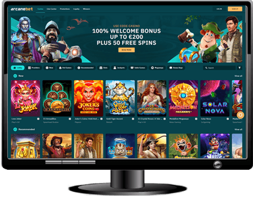 Arcanebet Casino Website