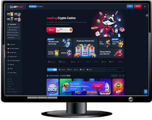 BetFury Casino Website