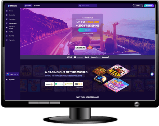 Bitdreams Casino Website