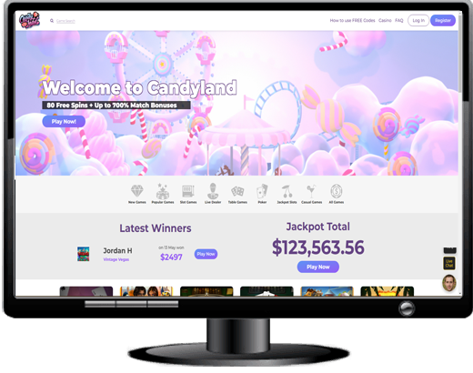 CandyLand Casino Website