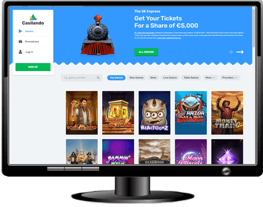 Casilando Casino Website