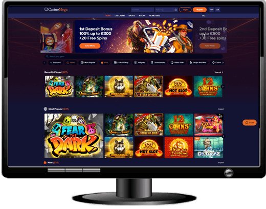 CasinoMega Website