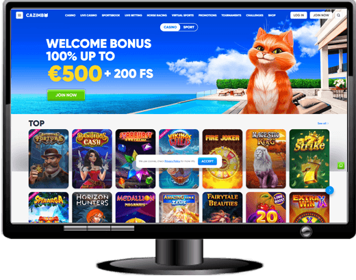Cazimbo Casino Website