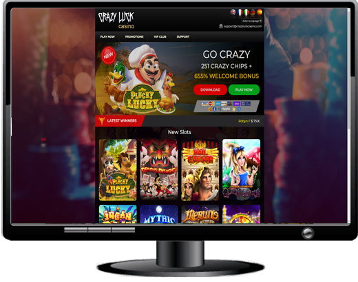 Crazy Luck Casino Website
