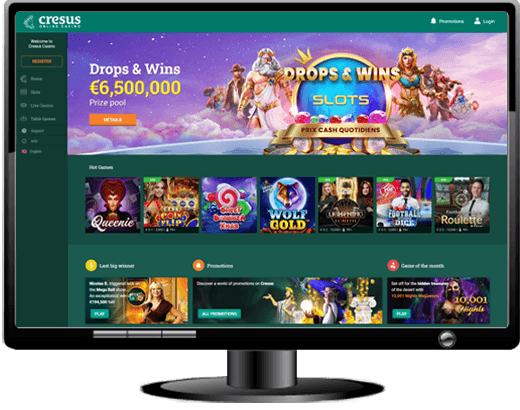 Cresus Casino Website