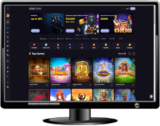 CryptoLeo Casino Website