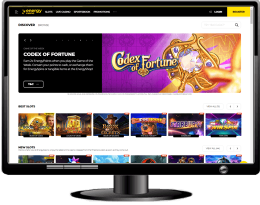 Energy Casino Website