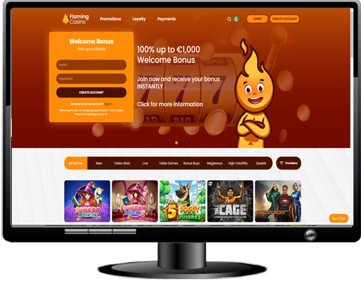 Flaming Casino Website