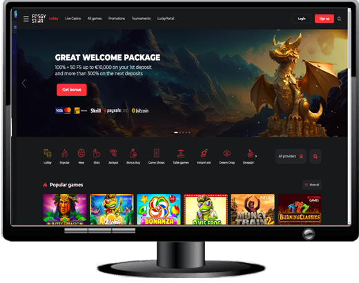 FoggyStar Casino Website