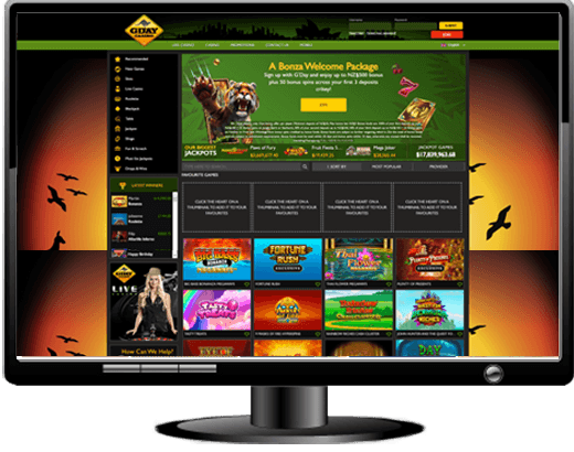 GDay Casino Website