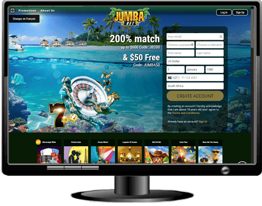 Jumba Bet Casino Website