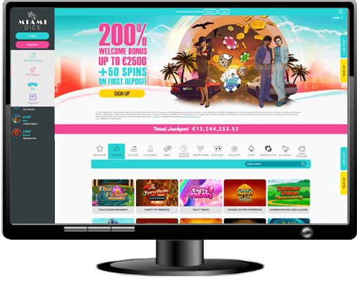 Miami Dice Casino Website