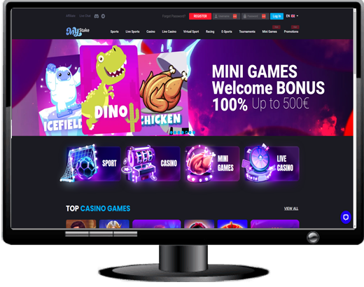 MyStake Casino Website