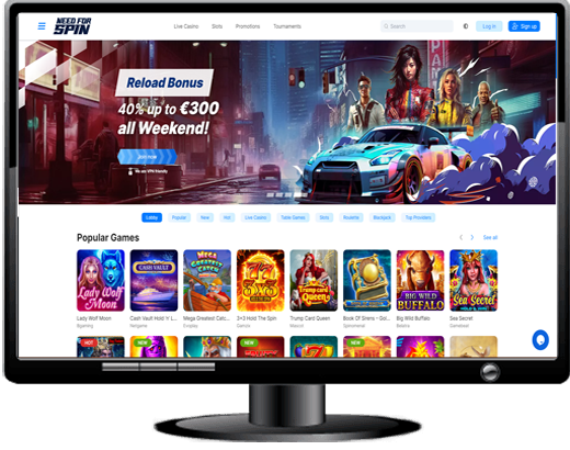 Need for Spin Casino Website