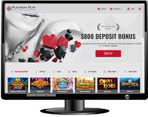 Platinum Play Casino Website