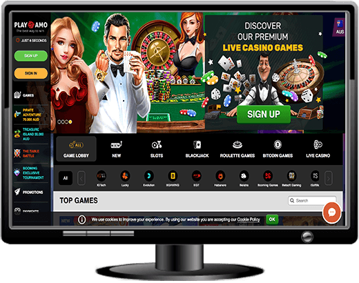 PlayAmo Casino Website