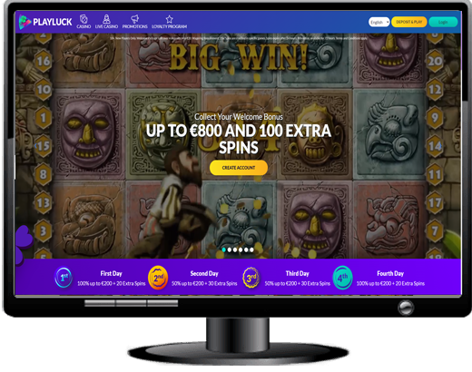 Playluck Casino Website