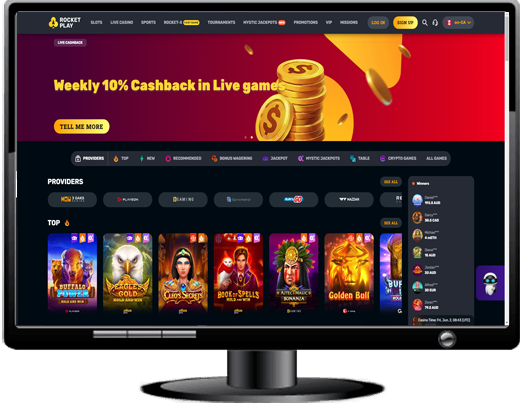 Rocket Play Casino Website