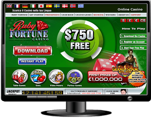 Ruby Fortune Casino Website