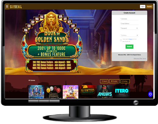 Scatterhall Casino Website