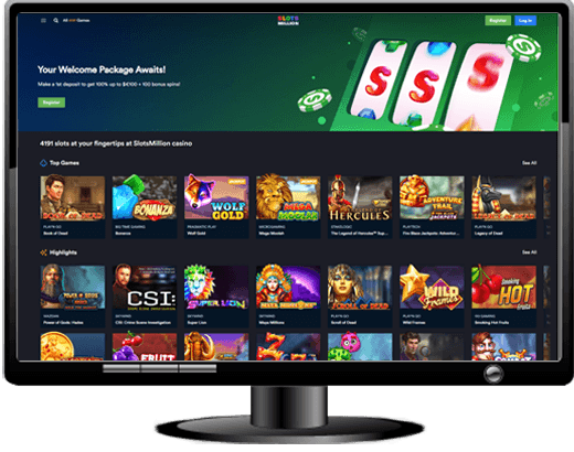 SlotsMillion Casino Website