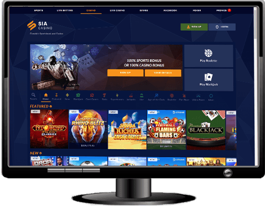 Sports Interaction Casino Website
