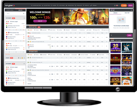 TonyBet Casino Website