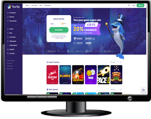 True Flip Casino Website