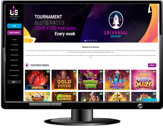 Universal Slots Casino Website