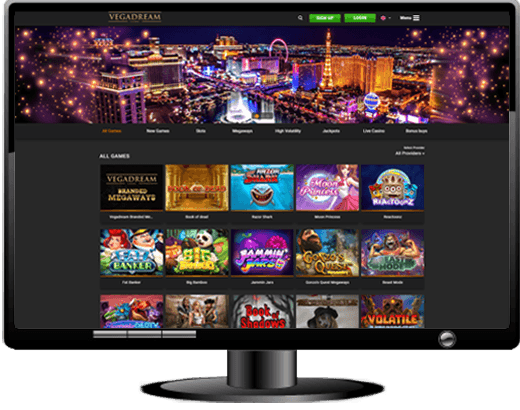 VegaDream Casino Website