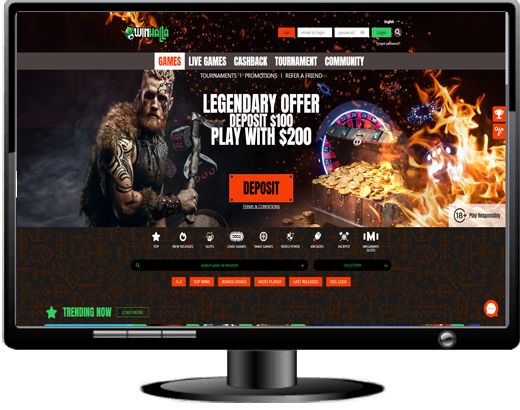 Winhalla Casino Website
