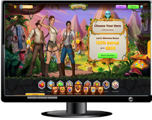 WinLegends Casino Website