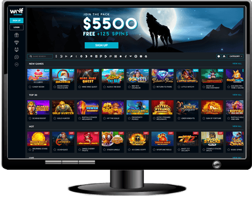 Wolf Winner Casino Website